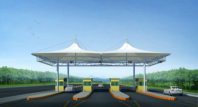 大巴車停車棚膜結構